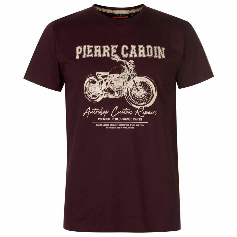 Pierre Cardin Stamp Tee Mens Gents Crew Neck Shirt Short Sleeve Cotton Regular Pierre Cardin Stamp Tee Mens Gents Crew Neck Shirt Short Sleeve Cotton Regular