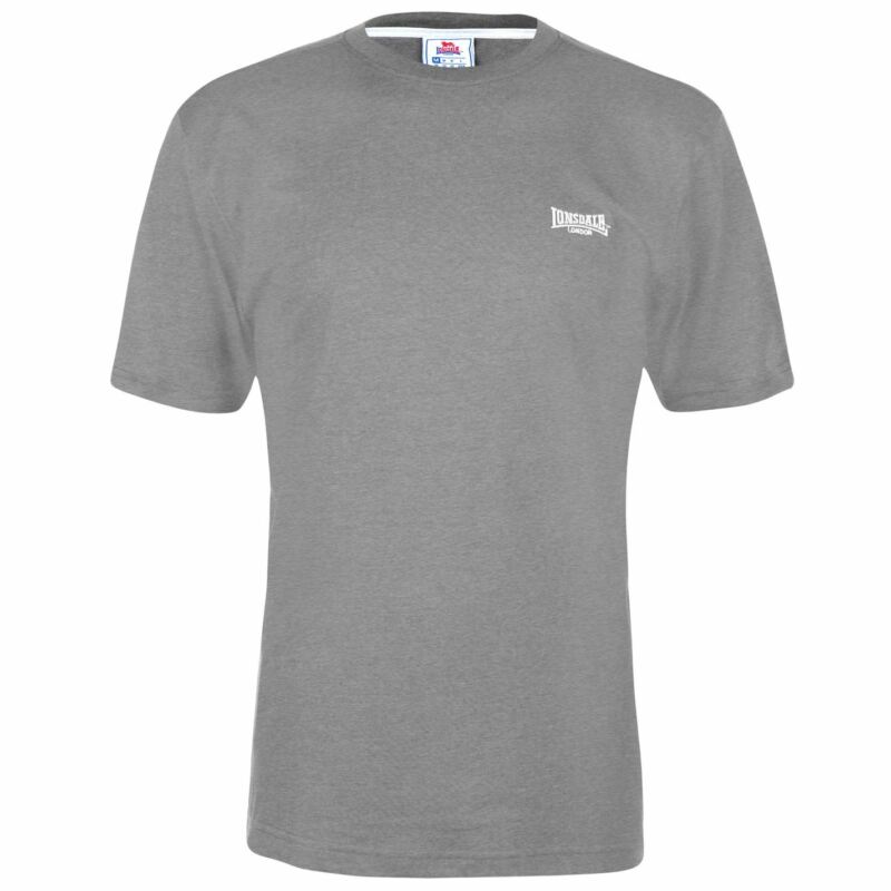 Lonsdale Plain Tee Mens Gents Crew Neck Shirt Short Sleeve Lightweight Cotton Lonsdale Plain Tee Mens Gents Crew Neck Shirt Short Sleeve Lightweight Cotton