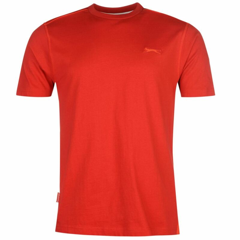 Slazenger Mens Plain T Shirt Crew Neck Tee Top Short Sleeve Lightweight Cotton Slazenger Mens Plain T Shirt Crew Neck Tee Top Short Sleeve Lightweight Cotton