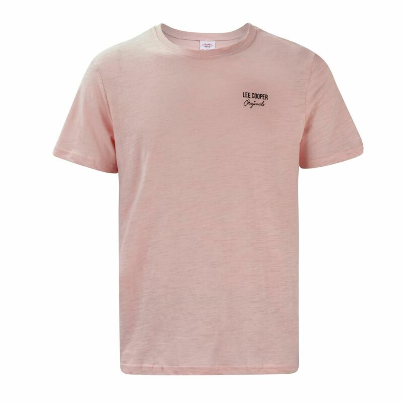 Lee Cooper Slub T Shirt Mens Gents Crew Neck Tee Top Short Sleeve Cotton Lee Cooper Slub T Shirt Mens Gents Crew Neck Tee Top Short Sleeve Cotton