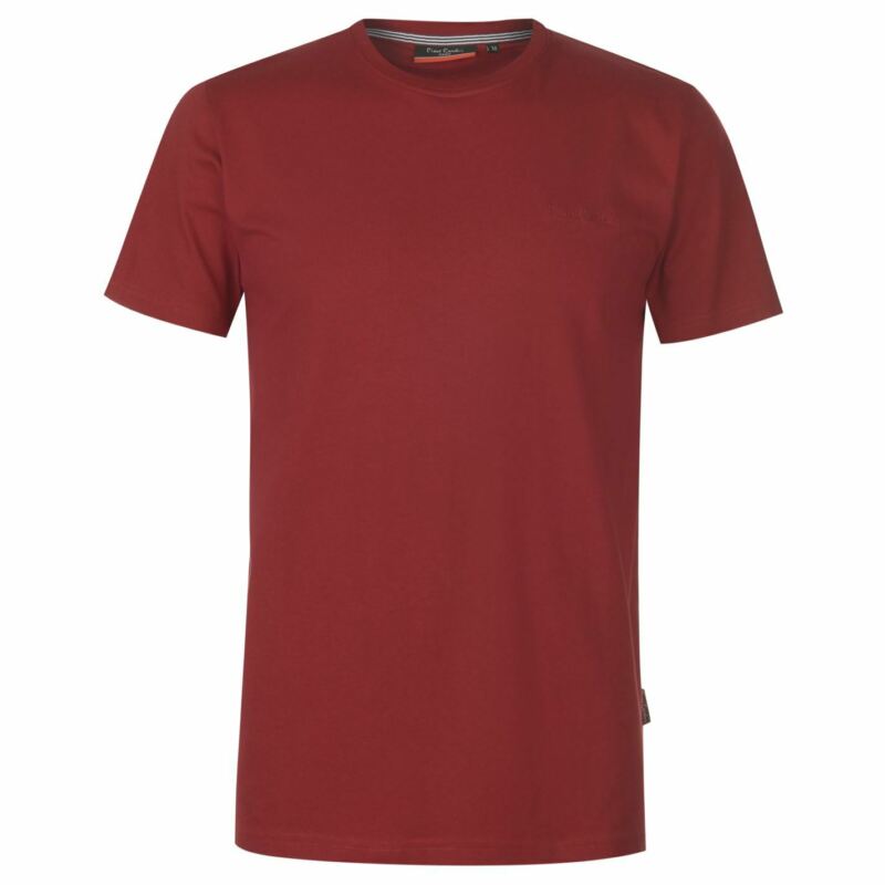 Pierre Cardin Mens Plain T Shirt Crew Neck Tee Top Short Sleeve Cotton Pierre Cardin Mens Plain T Shirt Crew Neck Tee Top Short Sleeve Cotton