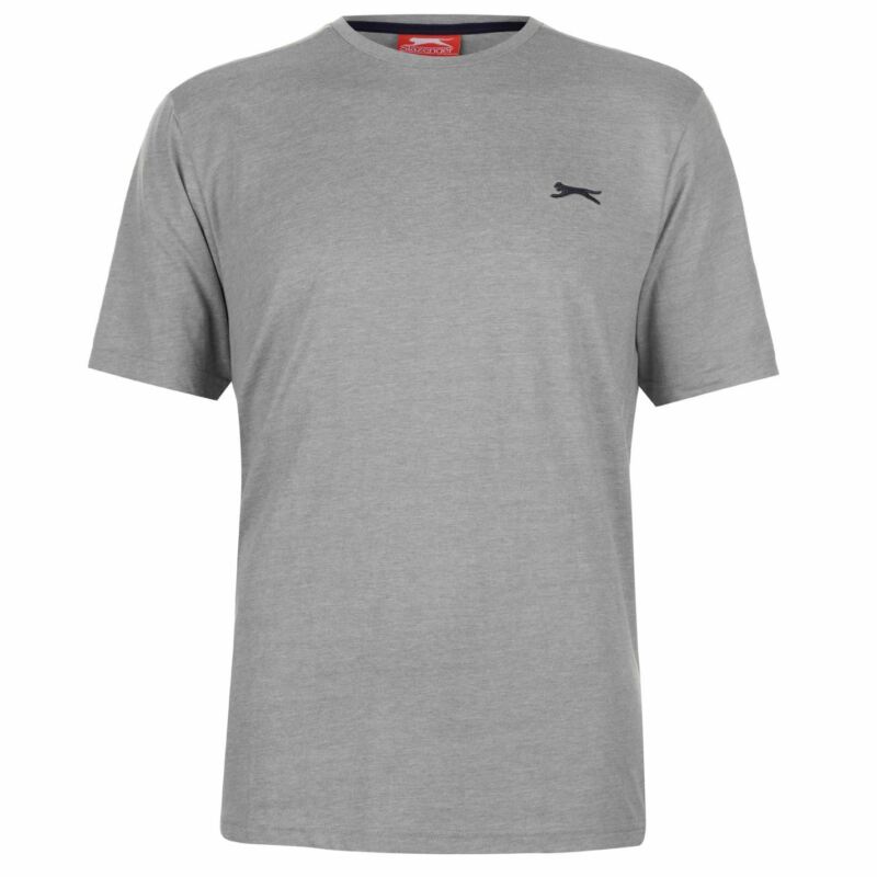 Slazenger Mens Plain T Shirt Crew Neck Tee Top Short Sleeve Lightweight Cotton Slazenger Mens Plain T Shirt Crew Neck Tee Top Short Sleeve Lightweight Cotton