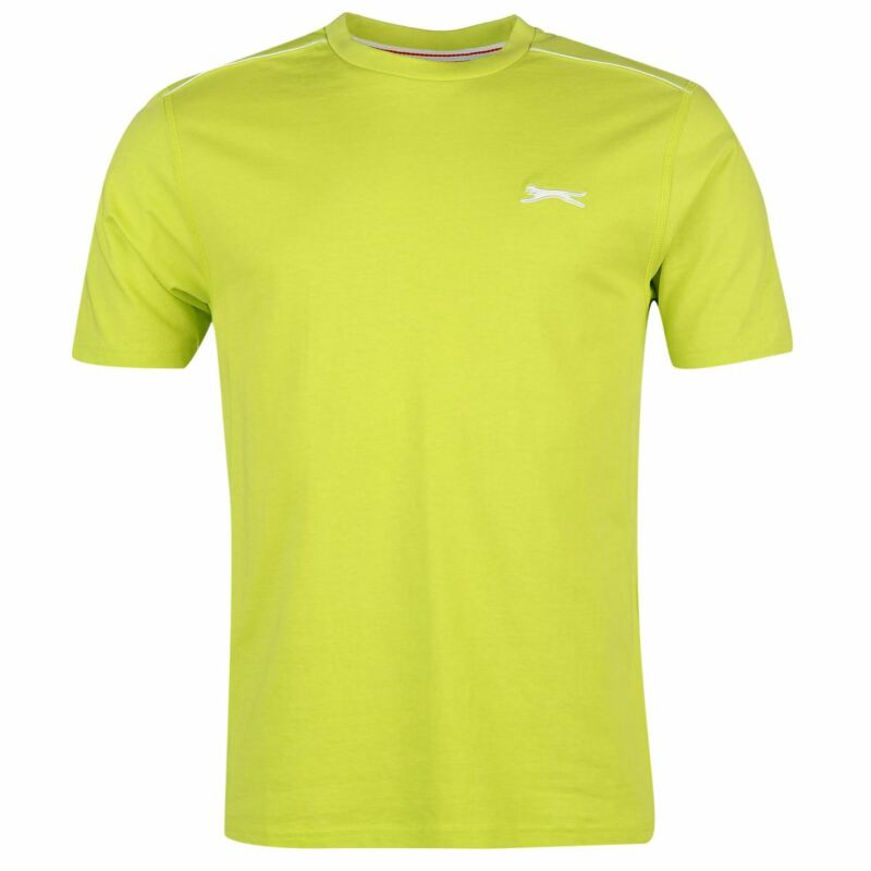 Slazenger Mens Plain T Shirt Crew Neck Tee Top Short Sleeve Lightweight Cotton Slazenger Mens Plain T Shirt Crew Neck Tee Top Short Sleeve Lightweight Cotton