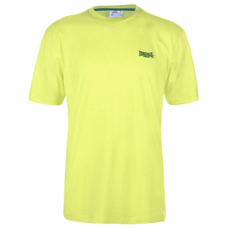 Lonsdale Plain Tee Mens Gents Crew Neck Shirt Short Sleeve Lightweight Cotton Lonsdale Plain Tee Mens Gents Crew Neck Shirt Short Sleeve Lightweight Cotton