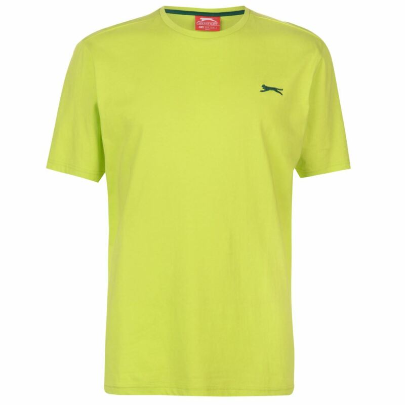 Slazenger Mens Plain T Shirt Crew Neck Tee Top Short Sleeve Lightweight Cotton Slazenger Mens Plain T Shirt Crew Neck Tee Top Short Sleeve Lightweight Cotton
