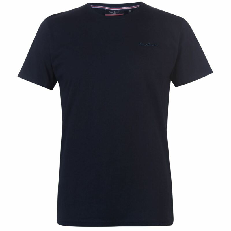 Pierre Cardin Mens Plain T Shirt Crew Neck Tee Top Short Sleeve Cotton Pierre Cardin Mens Plain T Shirt Crew Neck Tee Top Short Sleeve Cotton