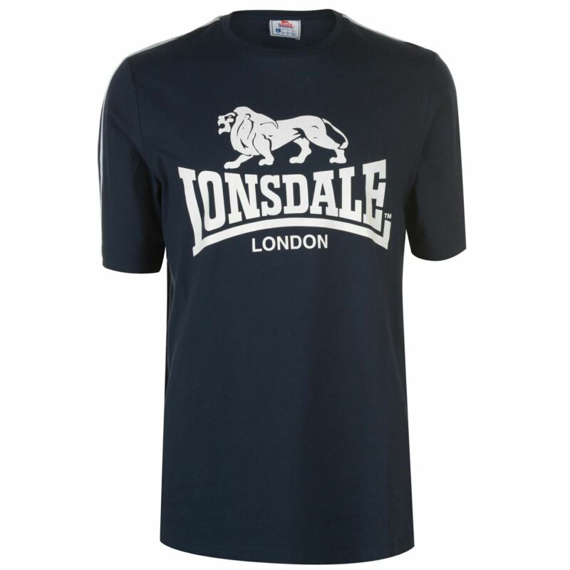 Lonsdale Large Logo T Shirt Mens Gents Crew Neck Tee Top Short Sleeve Lonsdale Large Logo T Shirt Mens Gents Crew Neck Tee Top Short Sleeve