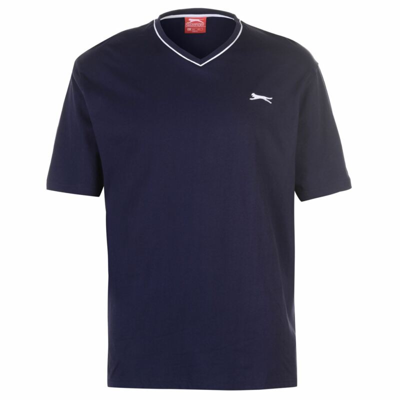 Slazenger Mens V Neck T Shirt Short Sleeve Tee Top Clothing Wear Slazenger Mens V Neck T Shirt Short Sleeve Tee Top Clothing Wear