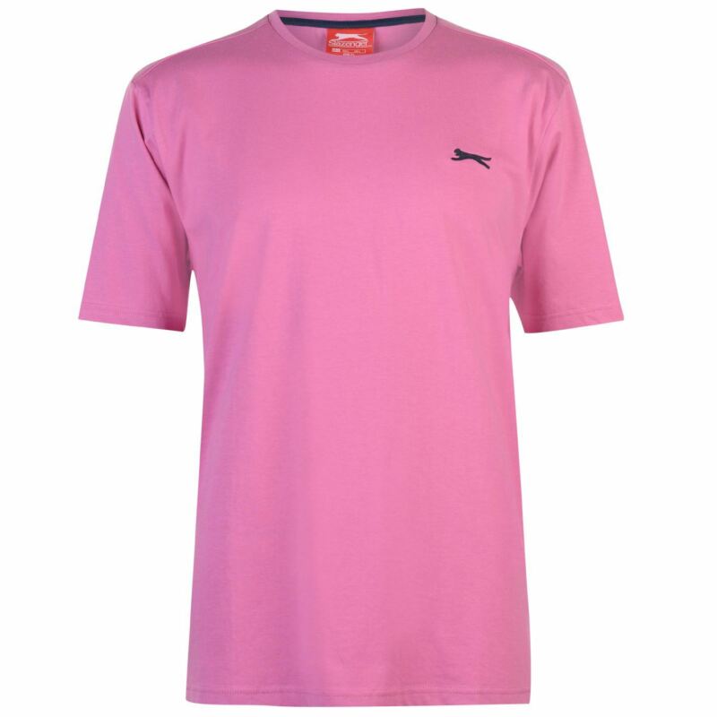 Slazenger Mens Plain T Shirt Crew Neck Tee Top Short Sleeve Lightweight Cotton Slazenger Mens Plain T Shirt Crew Neck Tee Top Short Sleeve Lightweight Cotton