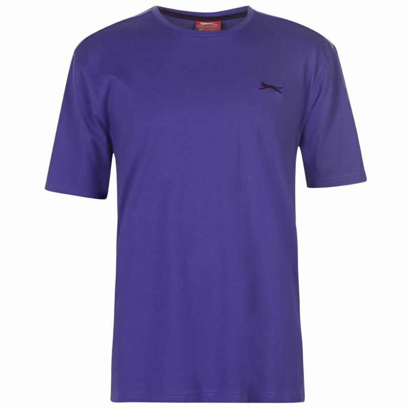 Slazenger Mens Plain T Shirt Crew Neck Tee Top Short Sleeve Lightweight Cotton Slazenger Mens Plain T Shirt Crew Neck Tee Top Short Sleeve Lightweight Cotton
