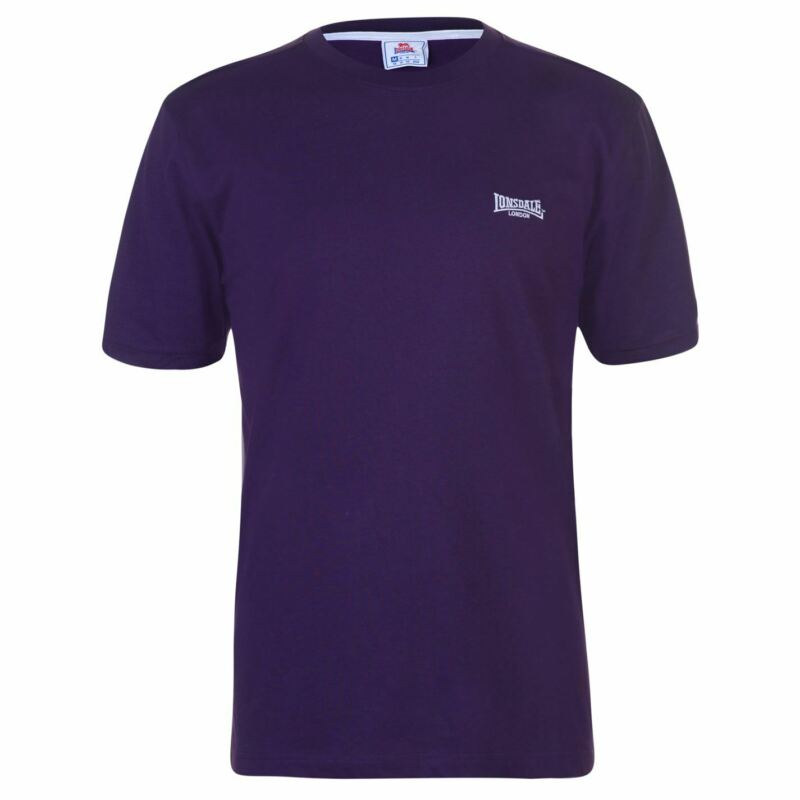 Lonsdale Plain Tee Mens Gents Crew Neck Shirt Short Sleeve Lightweight Cotton Lonsdale Plain Tee Mens Gents Crew Neck Shirt Short Sleeve Lightweight Cotton