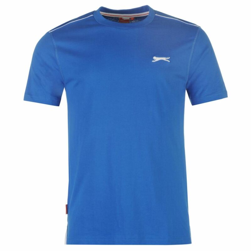 Slazenger Mens Plain T Shirt Crew Neck Tee Top Short Sleeve Lightweight Cotton Slazenger Mens Plain T Shirt Crew Neck Tee Top Short Sleeve Lightweight Cotton