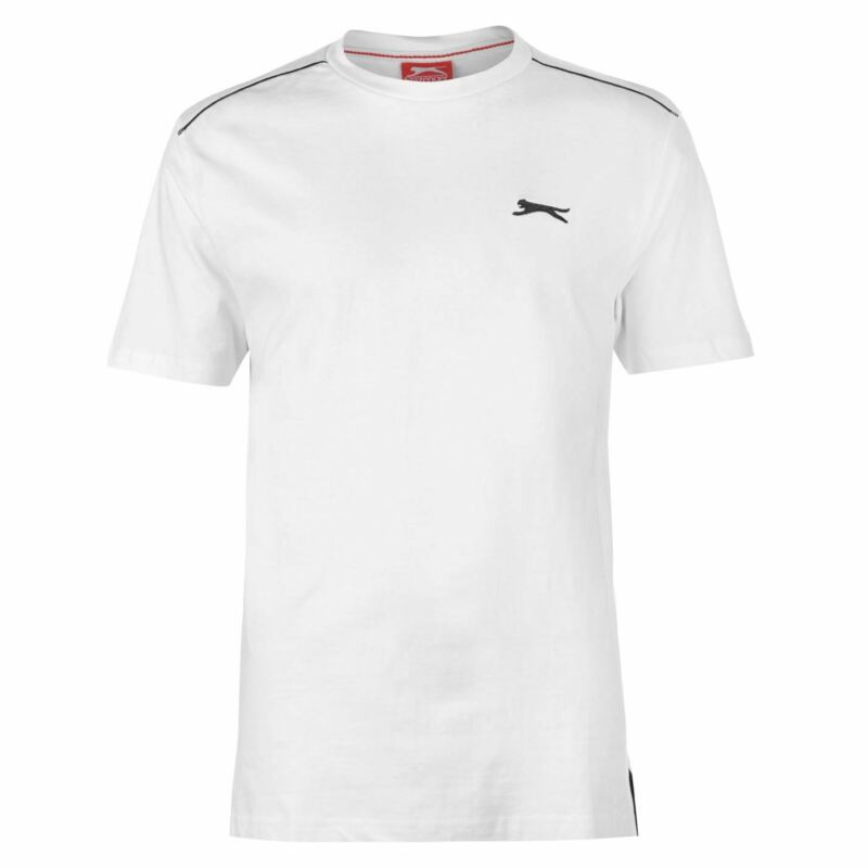 Slazenger Mens Plain T Shirt Crew Neck Tee Top Short Sleeve Lightweight Cotton Slazenger Mens Plain T Shirt Crew Neck Tee Top Short Sleeve Lightweight Cotton