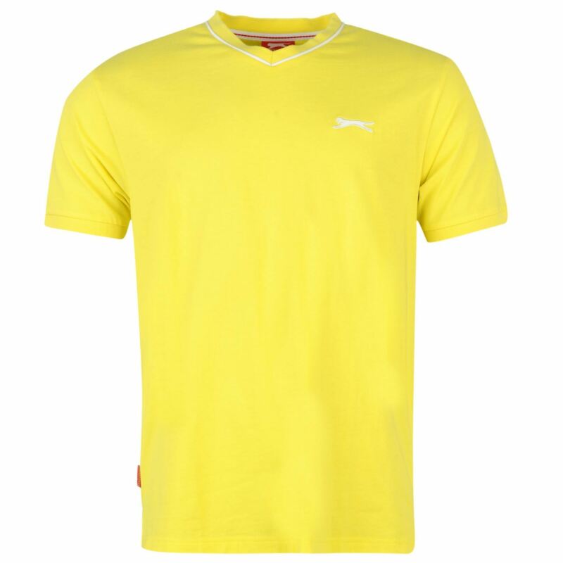 Slazenger Mens V Neck T Shirt Short Sleeve Tee Top Clothing Wear Slazenger Mens V Neck T Shirt Short Sleeve Tee Top Clothing Wear