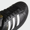 Adidas Superstar Unisex  Men's Women's BLACK FOUNDATION Trainers Shoes