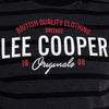 Lee Cooper Stripe Logo T Shirt Mens Gents Crew Neck Tee Top Short Sleeve Cotton