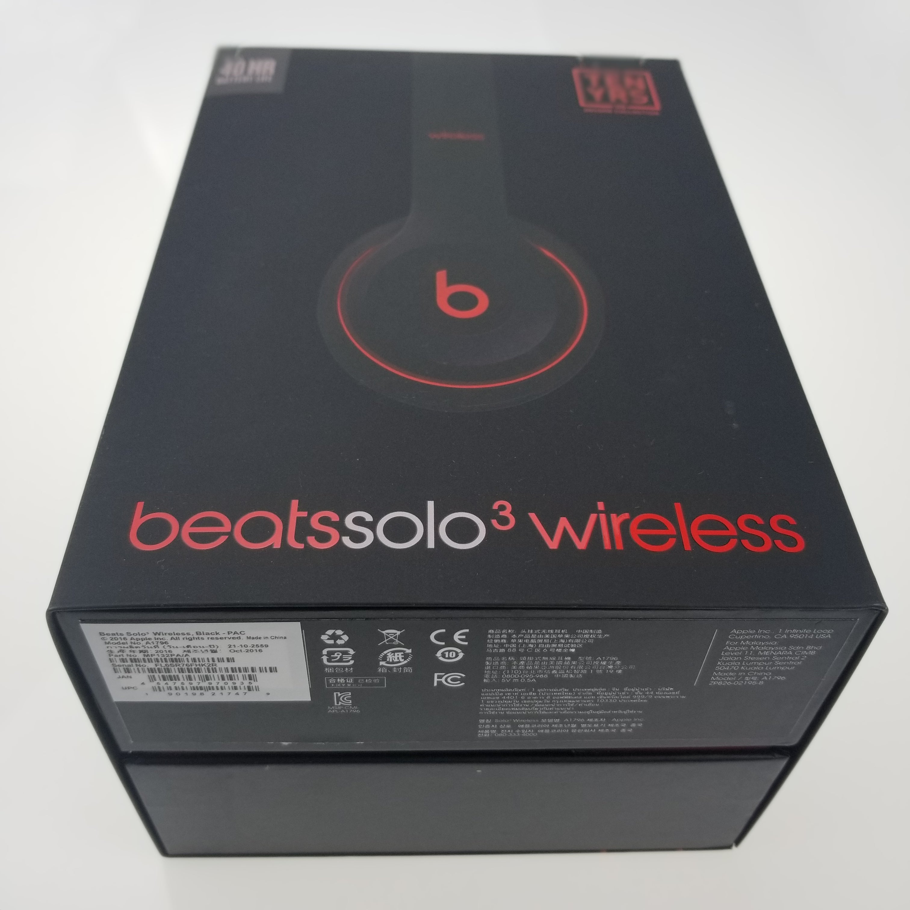 Beats Solo Original Over-Ear Headset Hands-free Wireless Bluetooth Headphone Fast Charge Anti Noise