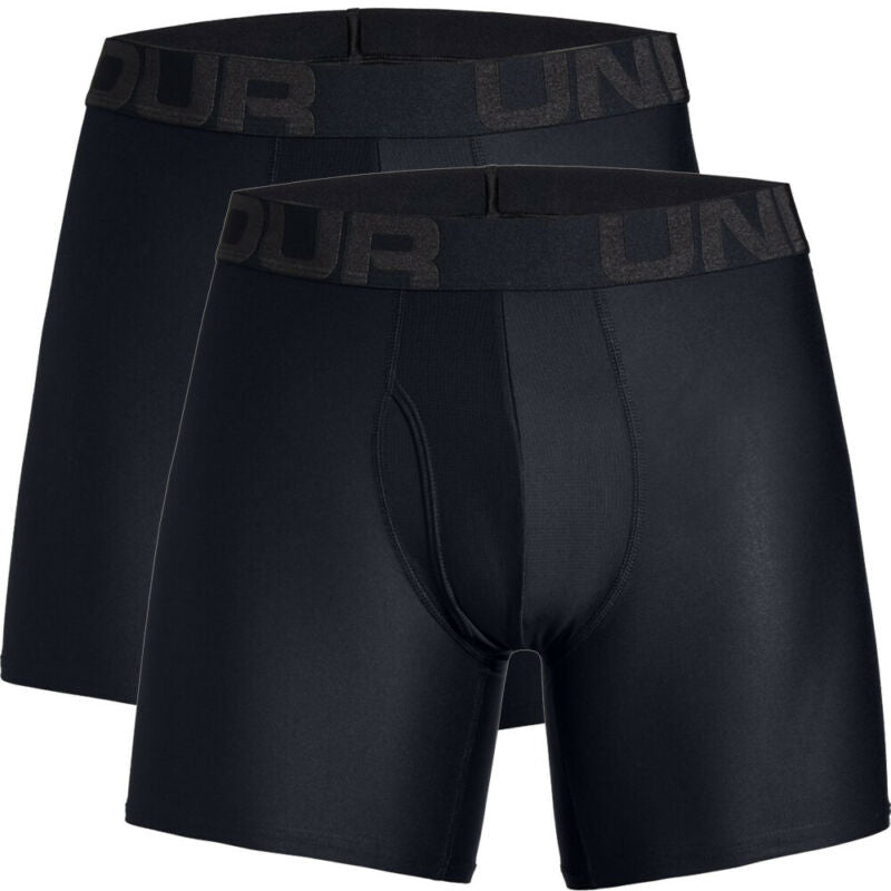 Under Armour 2019 Mens Tech 6 inch Boxerjock 2 Pack Boxer Shorts Pants Underwear