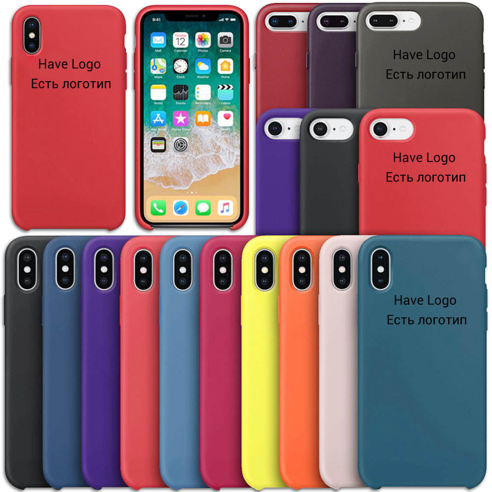 Original Silicone Case For iPhone 11 Pro Max X XS MAX XR 7 8 Cases Silicon Cover Funda For iPhone SE 6 6S 7 8 Plus Official Case 1