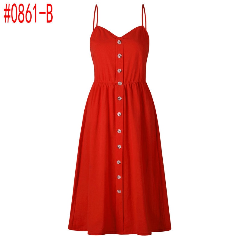Summer Women Dress 2019 Vintage Sexy Bohemian Floral Tunic Beach Dress Sundress Pocket Red White Dress Striped Female Brand Ali9
