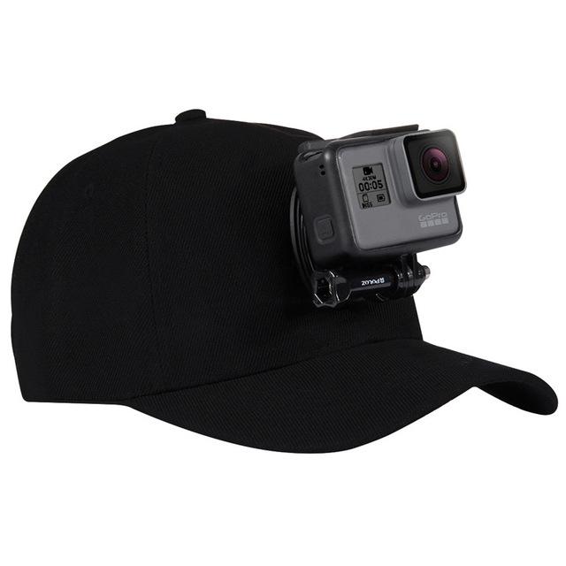 Sport camera GoPro Accessories Canvas Baseball Hat Cap W/ J-Hook Buckle Mount Screw for GoPro HERO5 HERO4 Sessio