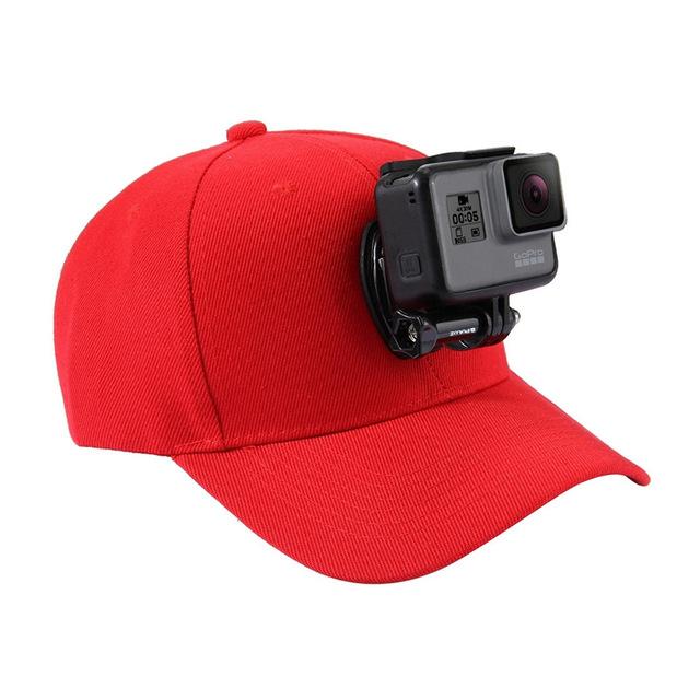 Sport camera GoPro Accessories Canvas Baseball Hat Cap W/ J-Hook Buckle Mount Screw for GoPro HERO5 HERO4 Sessio
