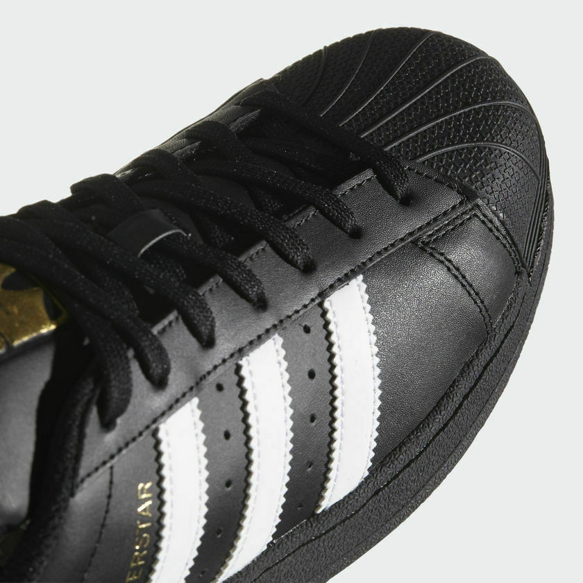 Adidas Superstar Unisex Men's Women's WHITE BLACK FOUNDATION Trainers Shoes