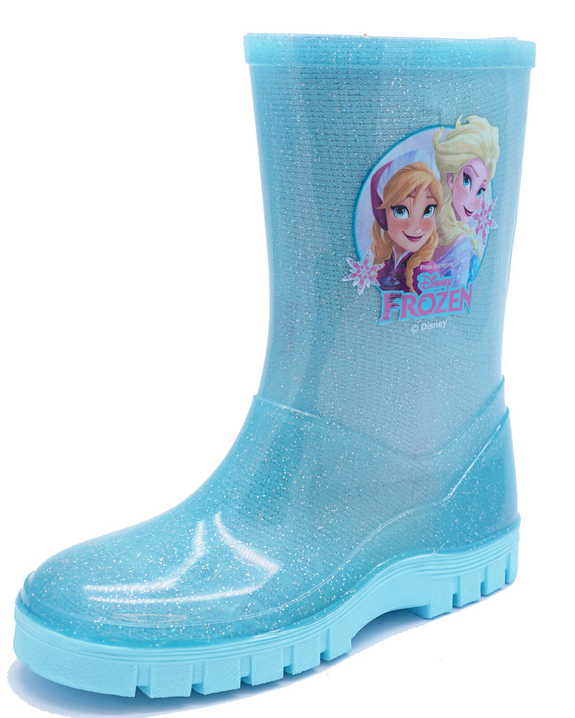 GIRLS DISNEY FROZEN WELLIES RAIN WELLINGTONS SCHOOL KIDS BOOTS Click 3 Click