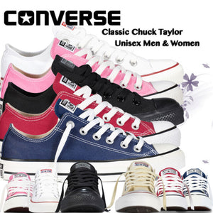 Converse Women Men Unisex All Star Low Tops Trainers Shoes Classic