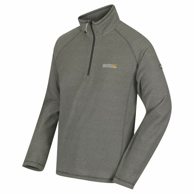 Regatta Montes Micro Fleece Top Mens Gents Zipped Sweatshirt Jumper