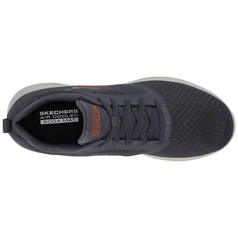 Skechers Go Run 600 Circulate Mens Grey Lace Up Trainers Shoes Size 7-13