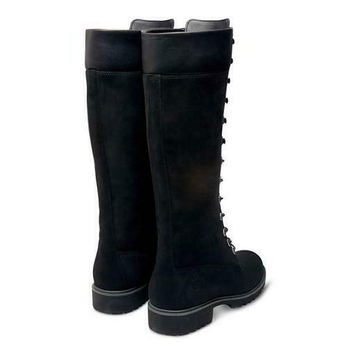 Timberland 14 Inch Tall Womens Ladies Waterproof Wheat Black Boots Size 4-8