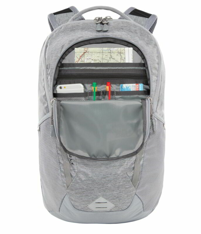 North Face Vault Backpack Mens Womens Grey Rucksack Laptop Work School Bag