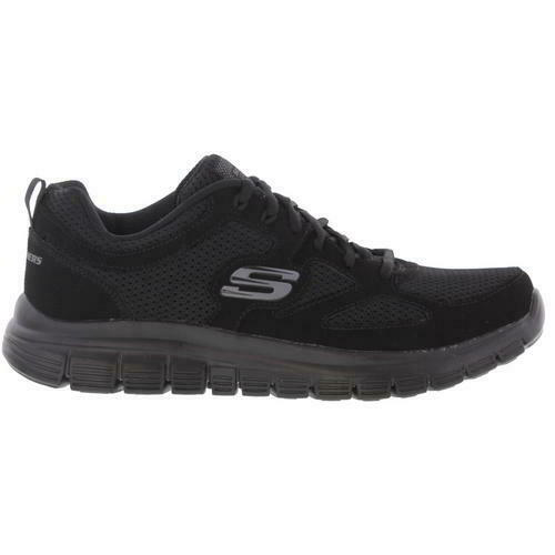 Skechers Burns Agoura Mens Black Trainers Running Walking Shoes All Sizes 8-12