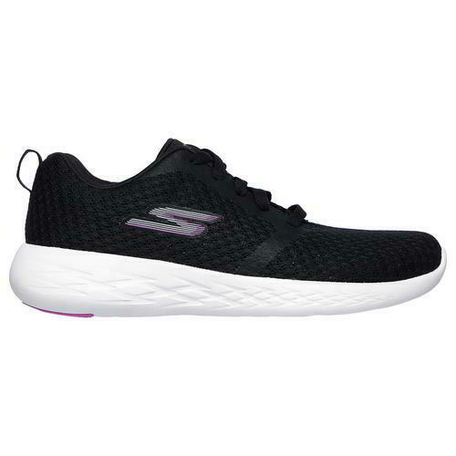 Skechers Go Run 600 Womens Ladies Black Running Trainers Walking Shoes Size 4-8