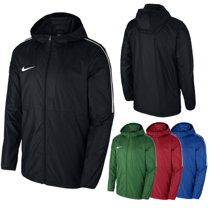 Mens Nike Rain Jacket Dry Park 18 Waterproof Coat Sports Running Size S M L XL