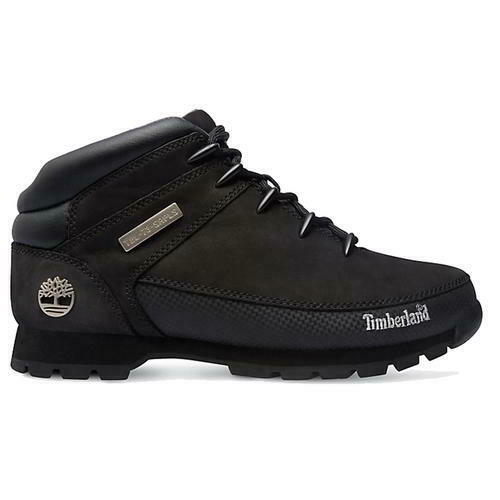 Timberland Euro Sprint Hiker Mens Black Leather Ankle Boots Size UK 7-11