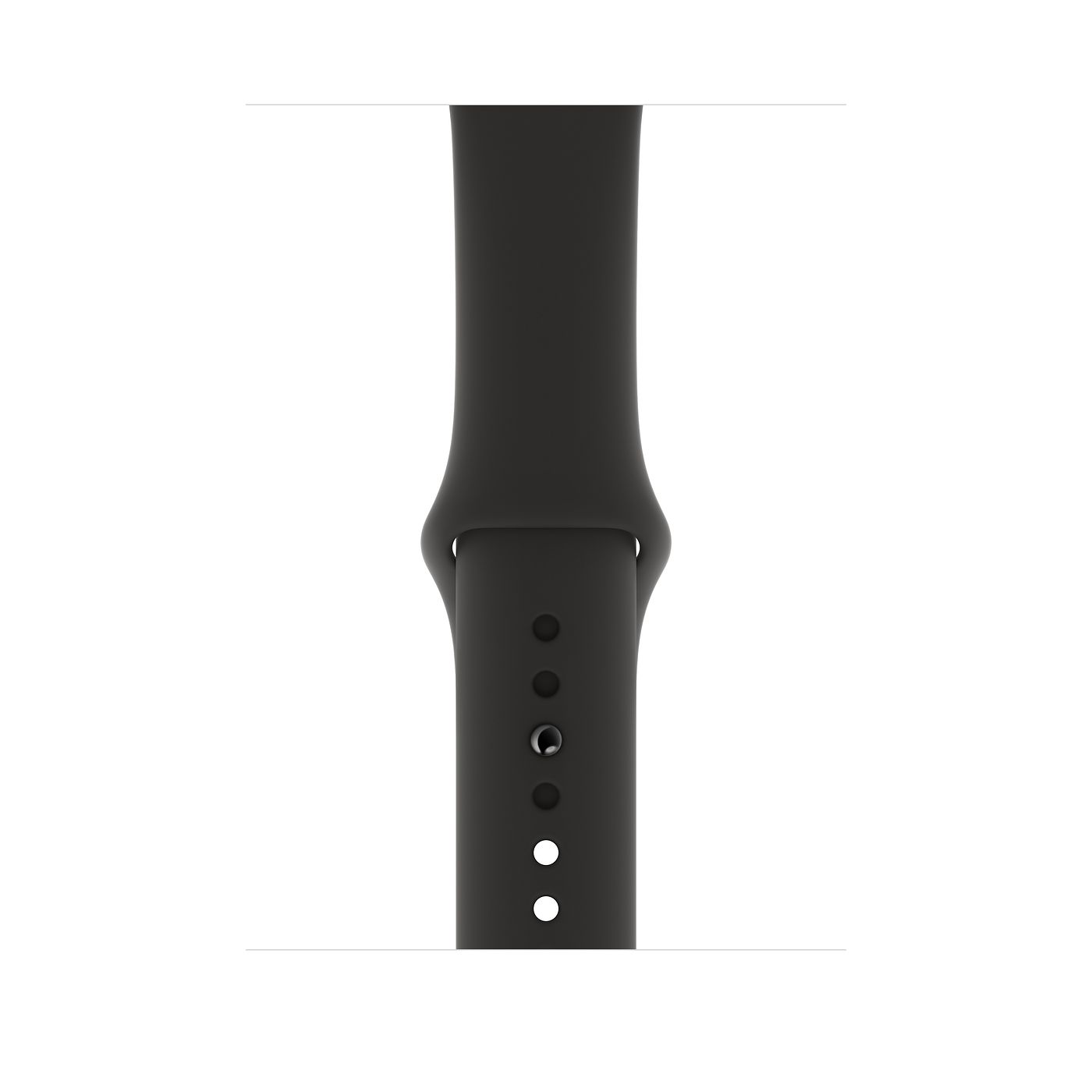 Apple watch space grey aluminium cheap case with black sport band