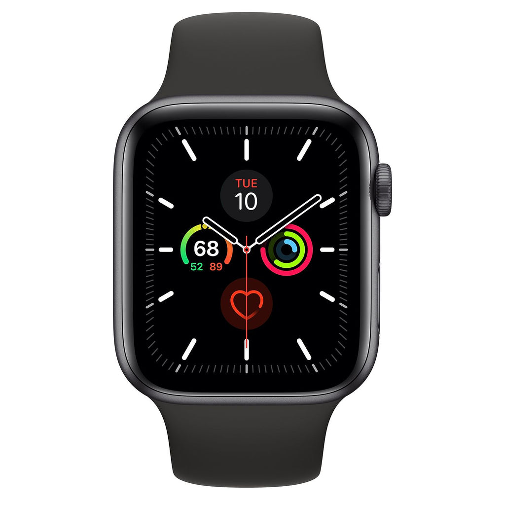 Apple Watch Series 5 44 mm Space Grey Aluminium Case with Black 