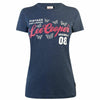Lee Cooper Large Logo Stamp T Shirt Ladies Crew Neck Tee Top Short Sleeve