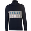 Jack and Jones Mens quarter Zip Staple Fleece Top Quarter Sweatshirt Jumper