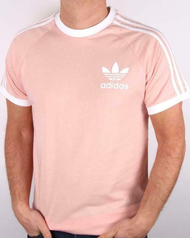 Mens Adidas Originals California Retro Essentials Crew Neck Short Slee Click 3 Click