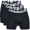 Under Armour 2019 Mens Charged Cotton 6" Boxerjock 3 Pack Soft Boxer Shorts