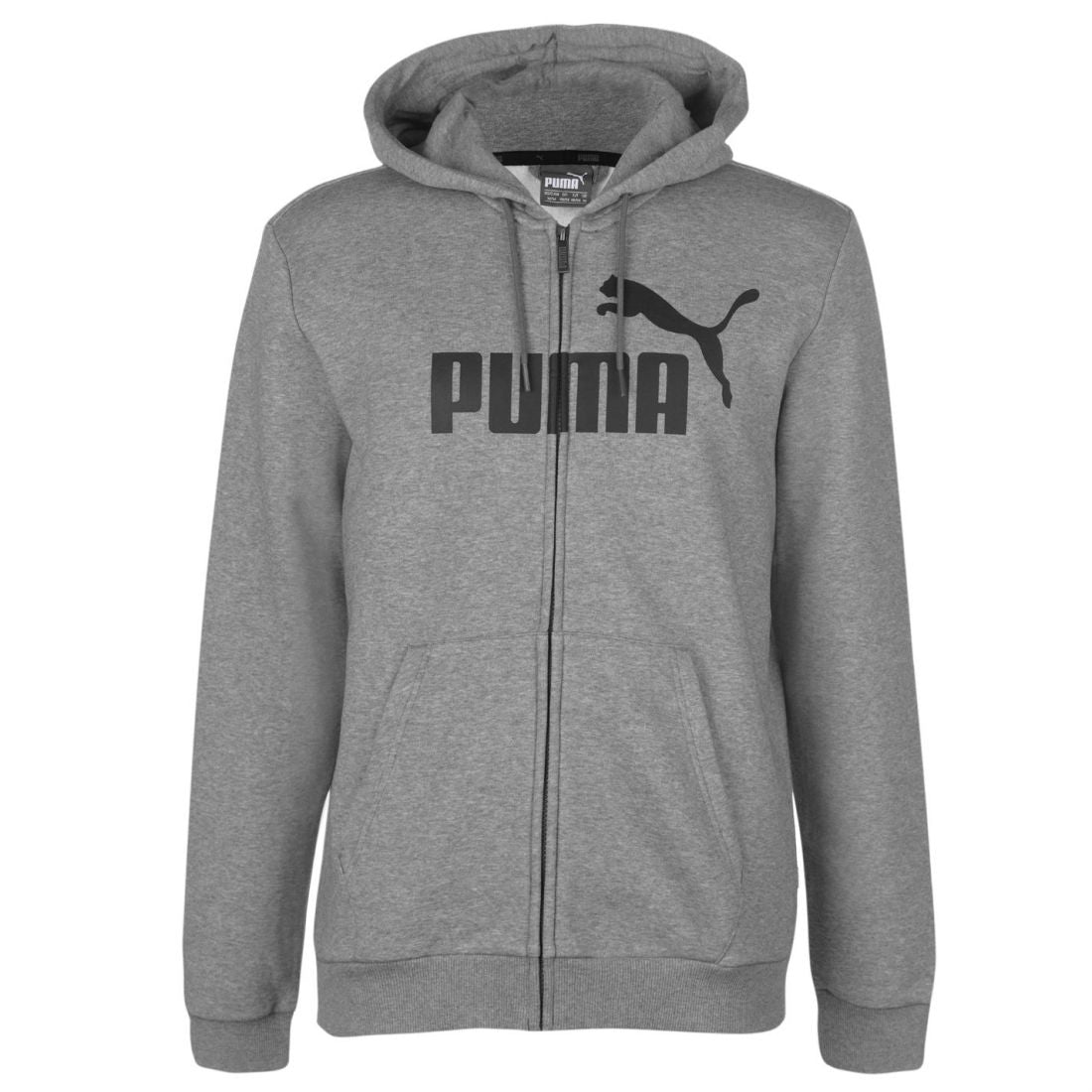 Puma Mens No1 Zip Hoodie Hoody Hooded Top Long Sleeve Lightweight Cotton Full