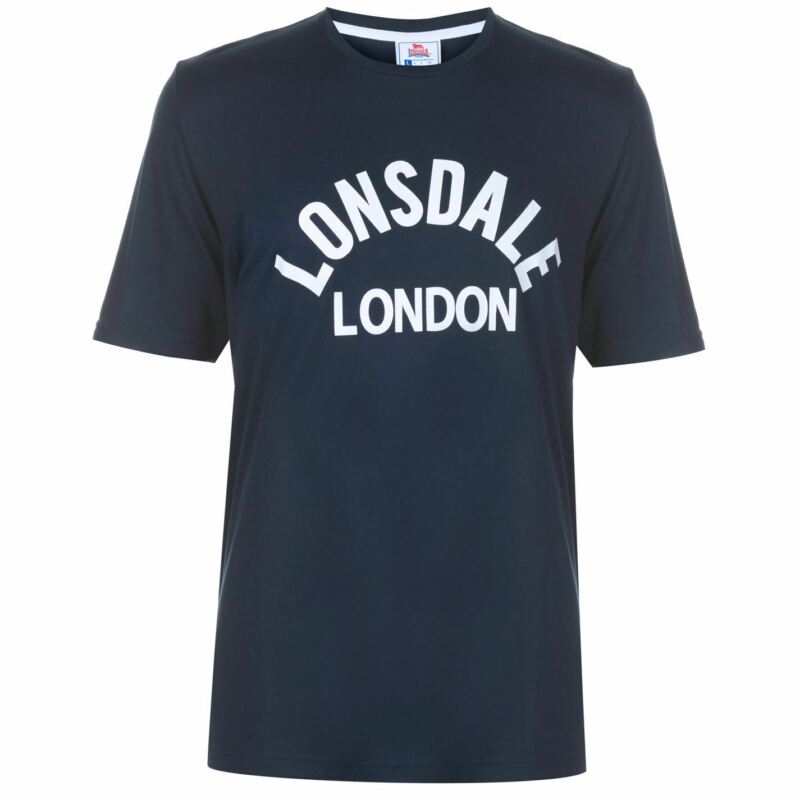 Lonsdale Arch T Shirt Mens Gents Crew Neck Tee Top Short Sleeve Lightweight